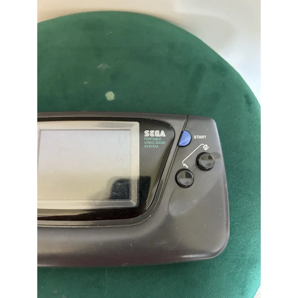 Sega Game Gear Launch Edition Black Handheld System MCWILL lcd mod,